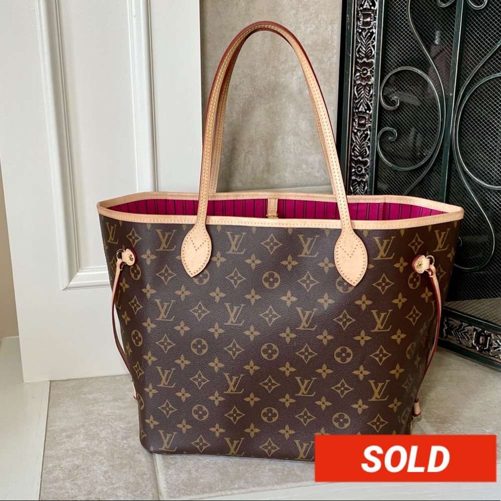 Louis Vuitton Neverfull MM Monogram Print